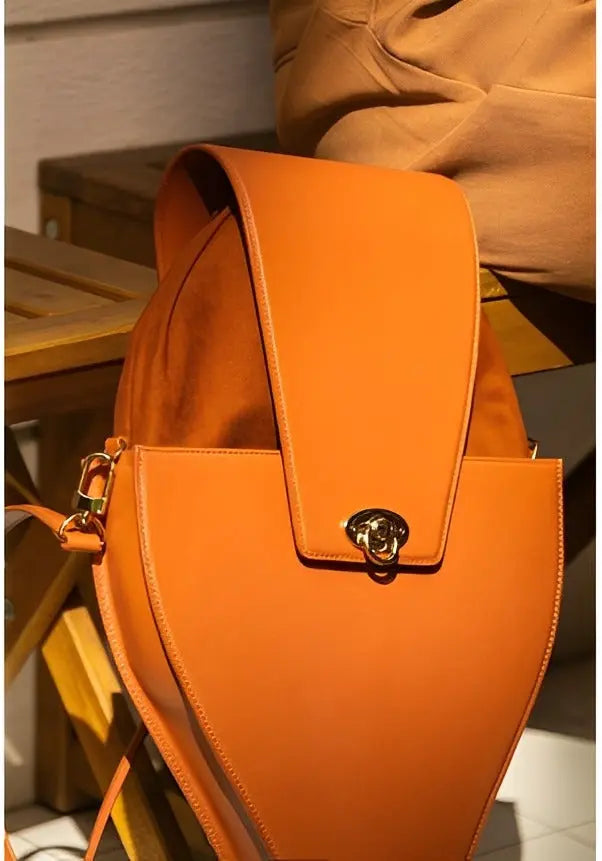 Honey Saddle Leather Tennis Racket Bag - Etienne