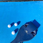 Dark Sapphire Leather Tennis Racket Bag - Etienne