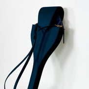 Dark Sapphire Leather Tennis Racket Bag