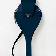 Dark Sapphire Leather Tennis Racket Bag