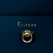 Dark Sapphire Leather Tennis Racket Bag