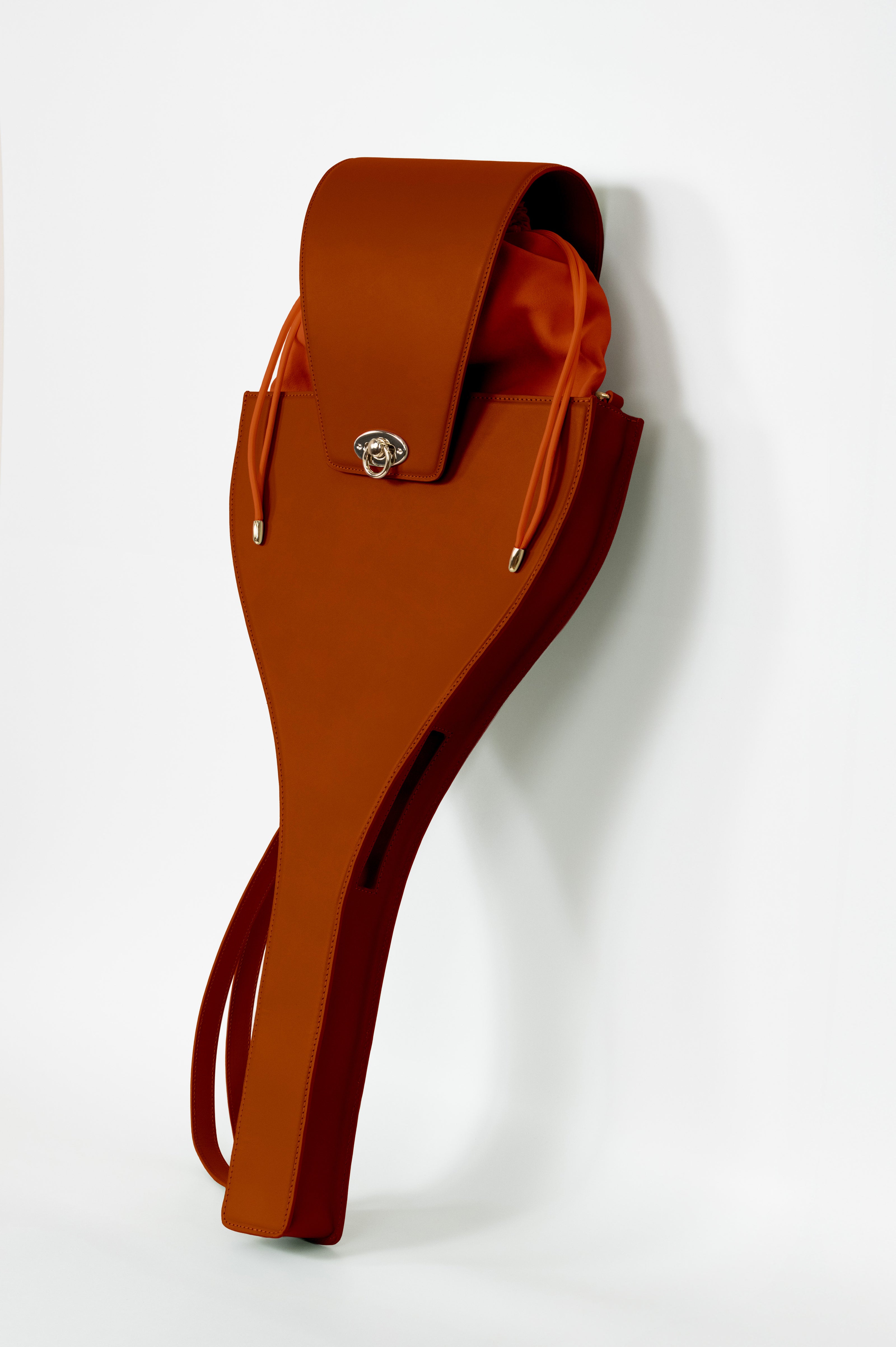 Honey Saddle Leather Tennis Racket Bag
